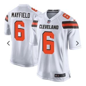 NWT Nike NFL Cleveland Browns #6 Baker Mayfield Jersey Game White –Men’s

Medium